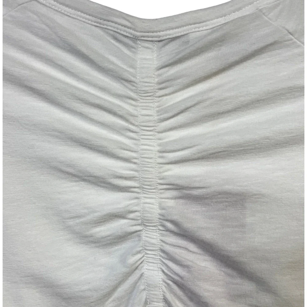 Cutter & Buck Knit Top S White Graphic Long Sleeve Athleisure Sporty Comfort NEW - Picture 6 of 13